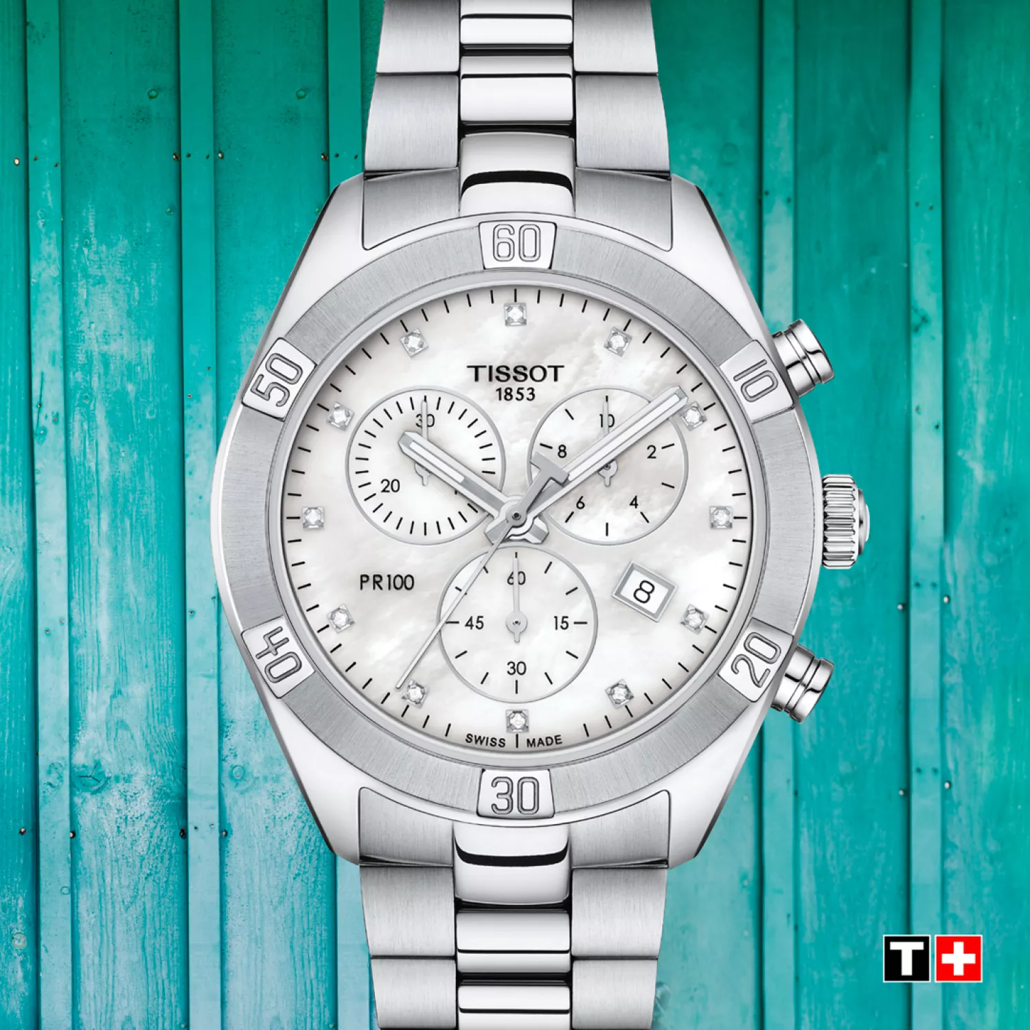 Tissot PR 100 Sport Chic Chronograph Lady T1019171111600