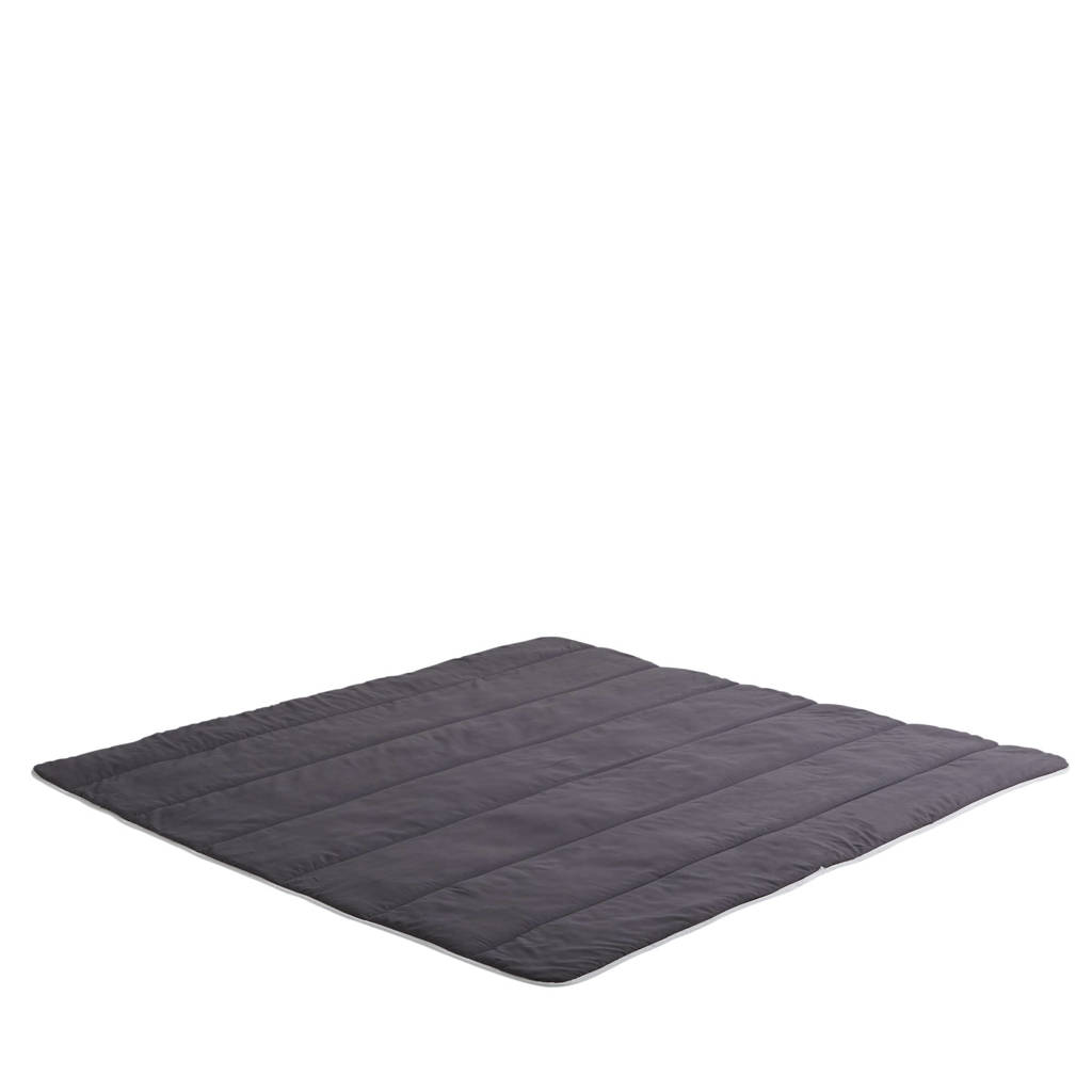 all-in one lazy dekbed zwart/antraciet