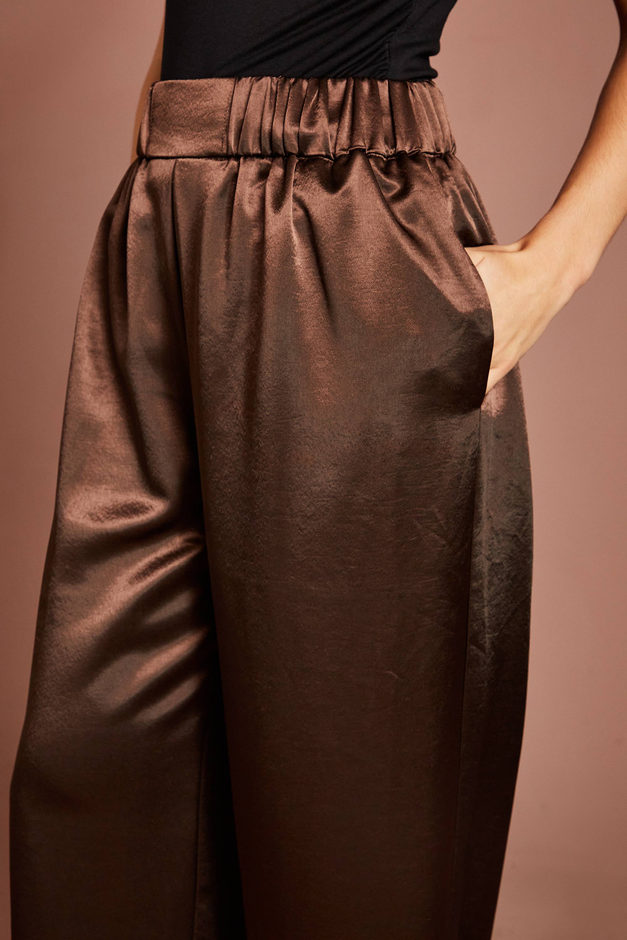 Coast Pantalon Large En Satin