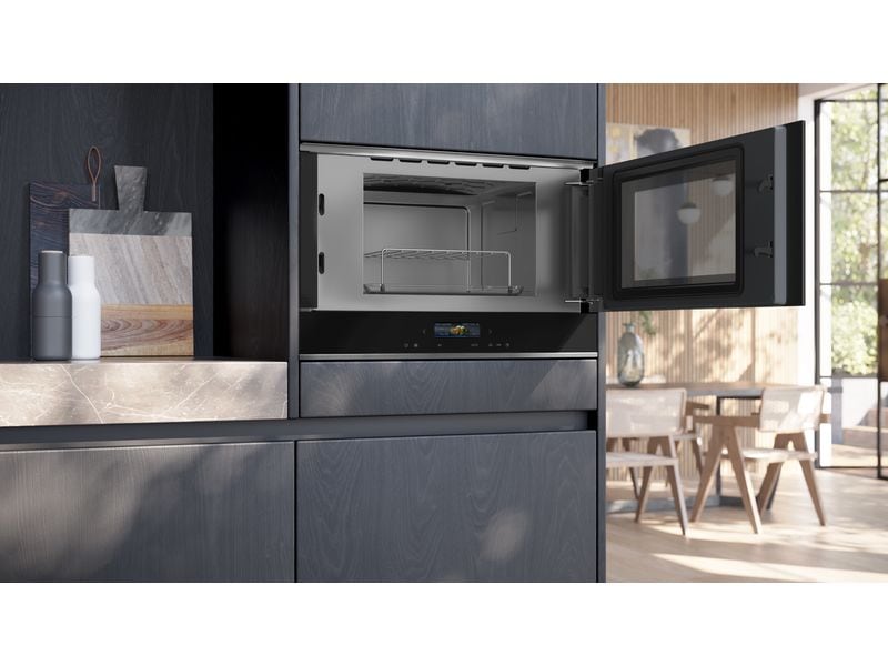 Siemens Einbaumikrowelle iQ700 BE732R1B1C Schwarz Einbau-Mikrowellengerät