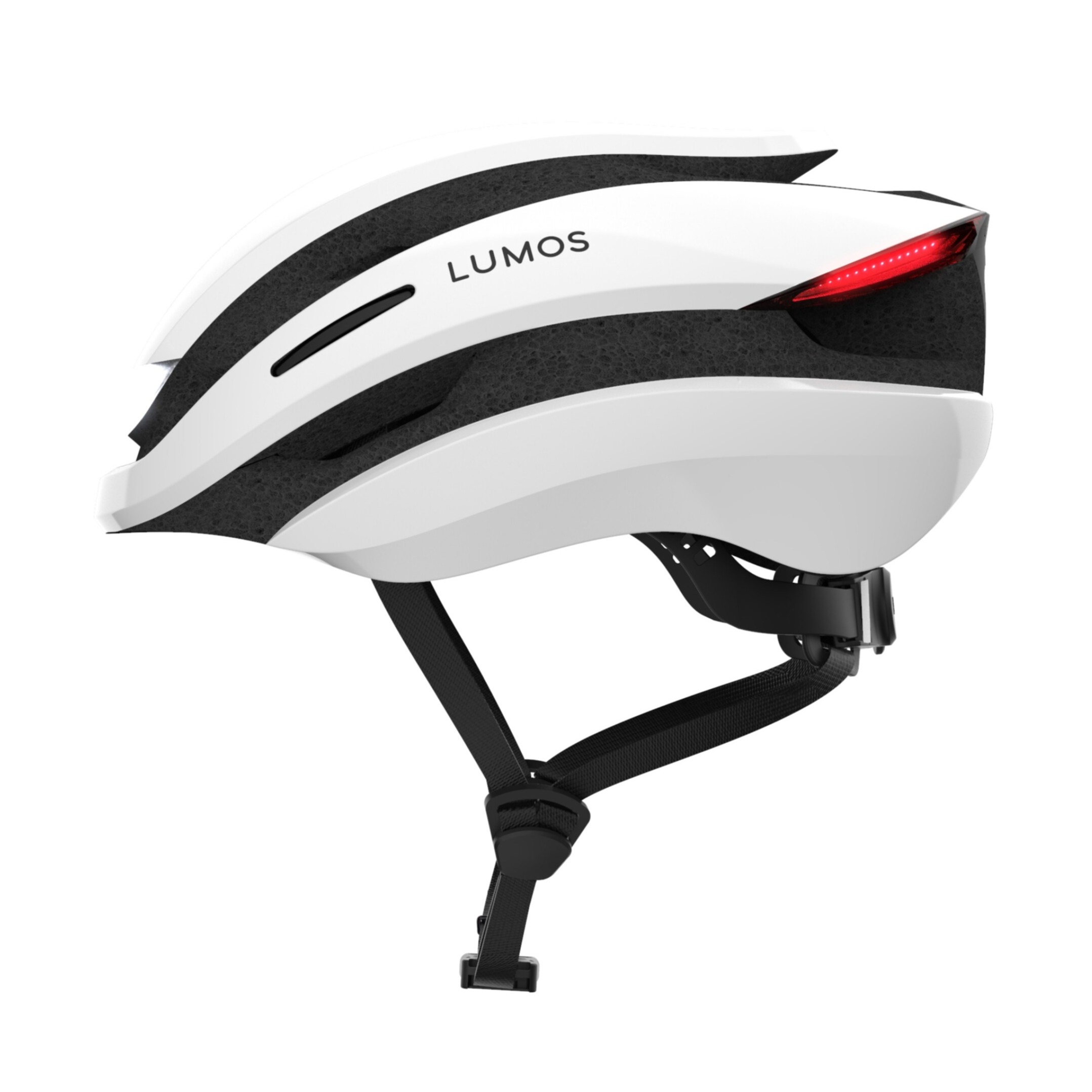 (Gr. XL) Ultra Mips Verstellbarer Fahrrad Helm Velo Kopf Schutz mit Front- und Rücklicht / Blinkerfunktion - Weiss