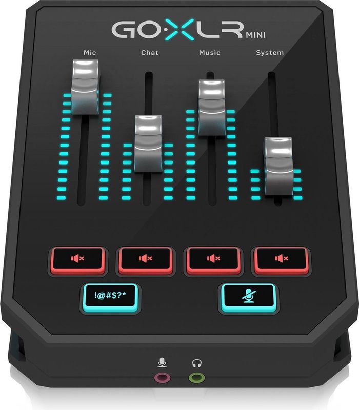 TC Helicon - GoXLR Mini - Audio-interface - Zwart - Professionele 4-kanaals mixer