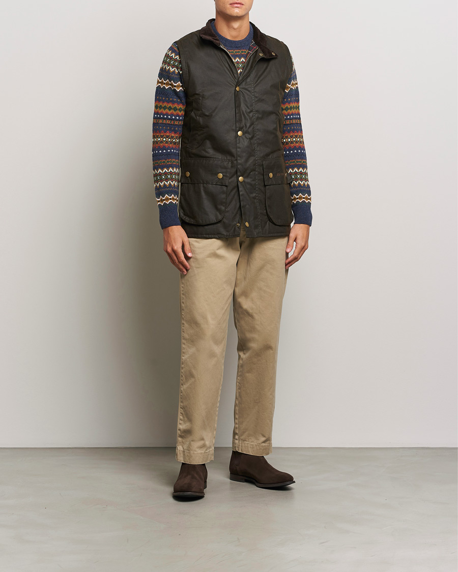 Barbour Lifestyle Westmorlan Wax Gilet Olive