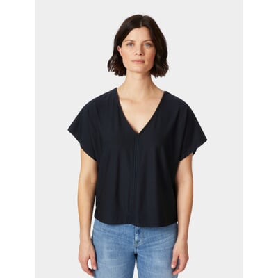 Damenshirt Kurzarm TENCEL™, Dunkelblau