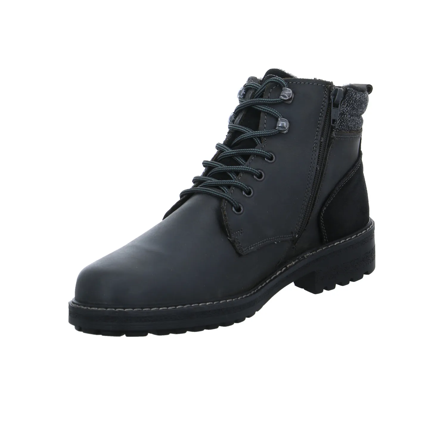 IMAC Winter-Boots Schwarz Leder
