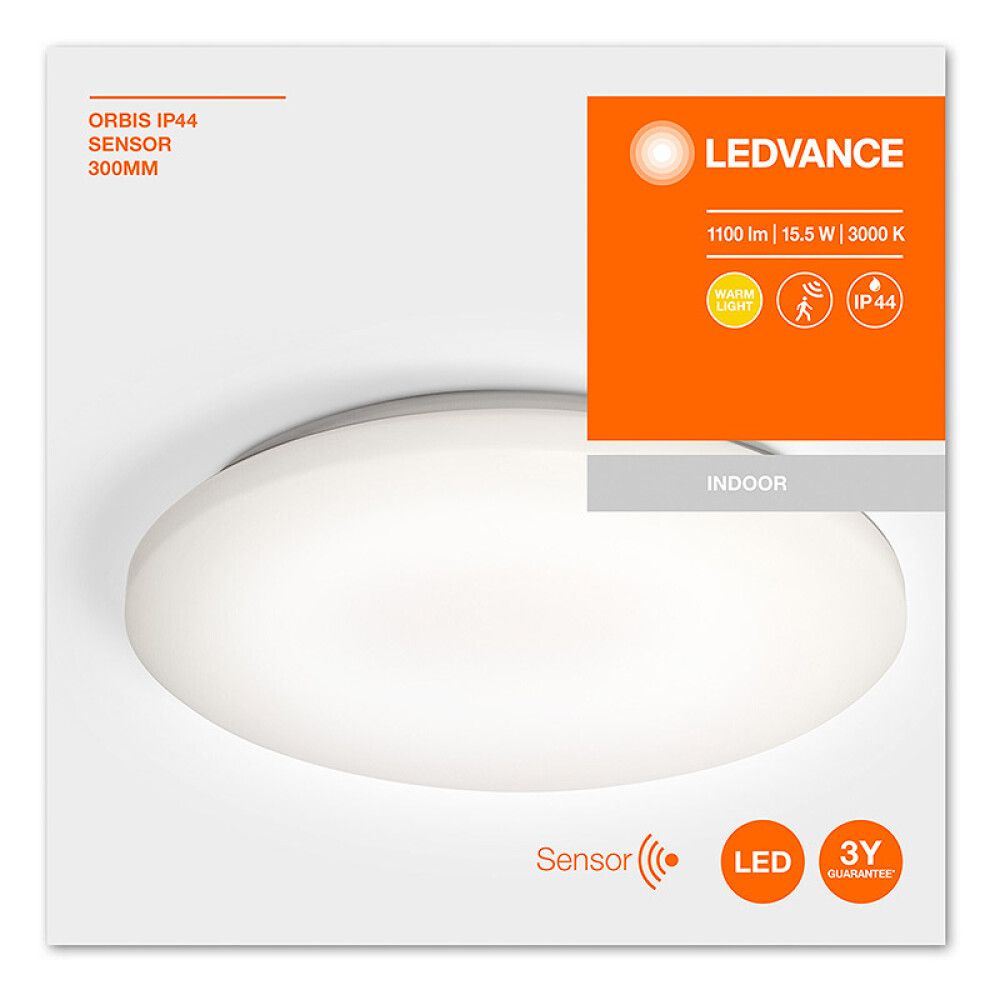 TAKLAMPE LEDVANCE ORBIS SENSOR 15,5W 30CM