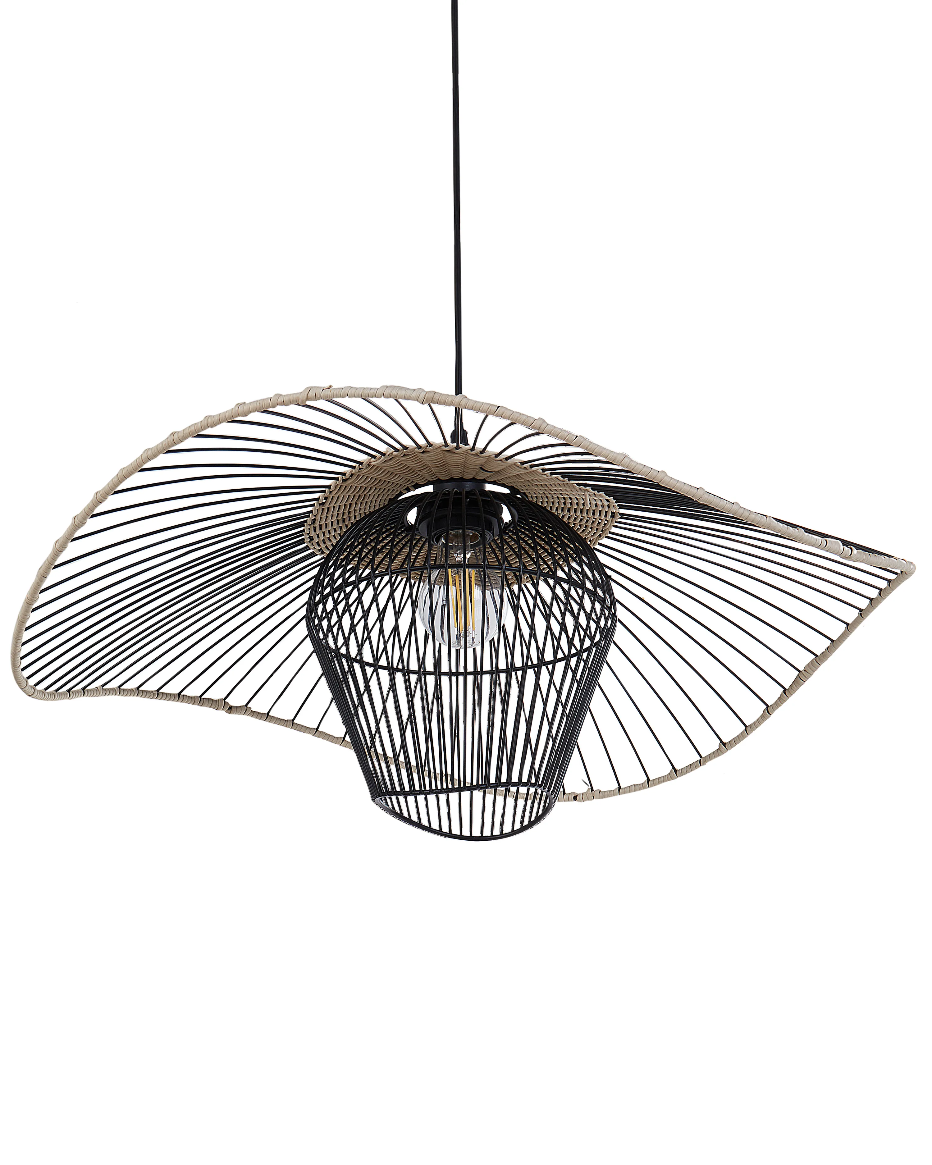 Hanglamp LUNGA Metaal Zwart