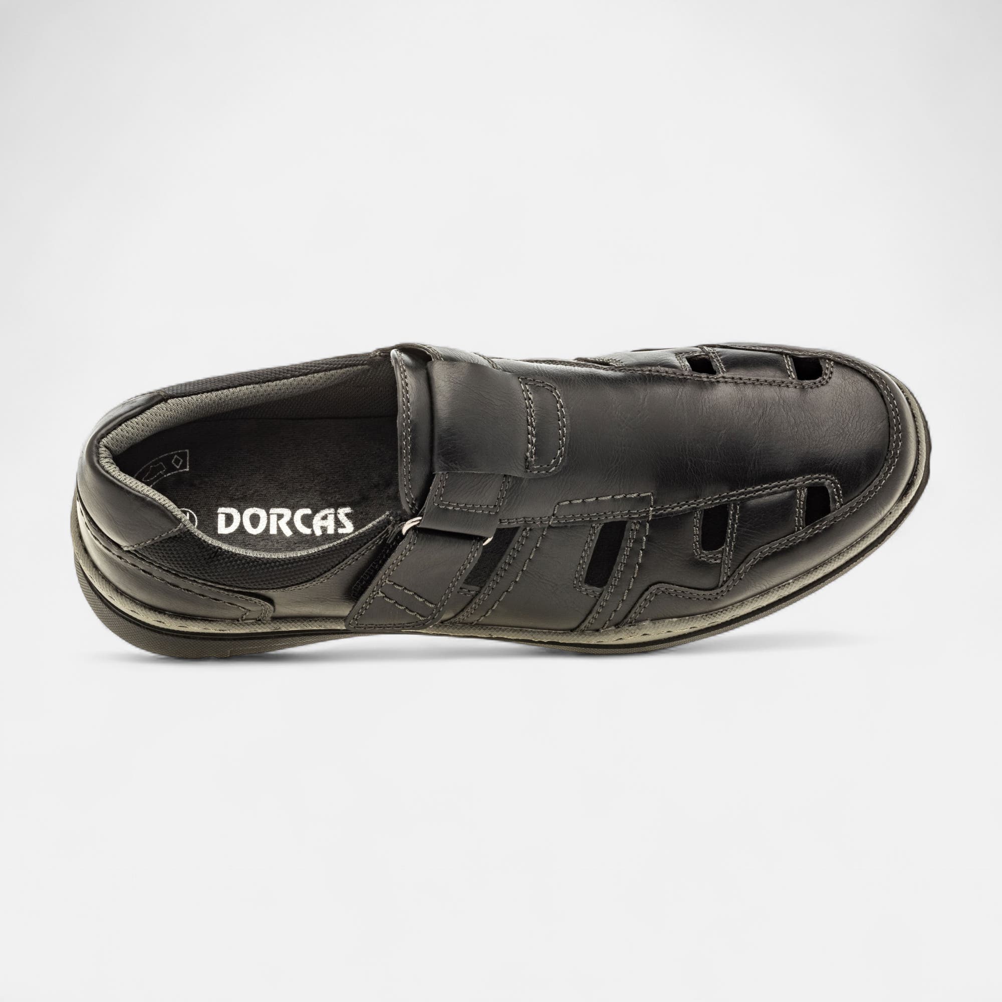 Nu-pieds confort Homme noir