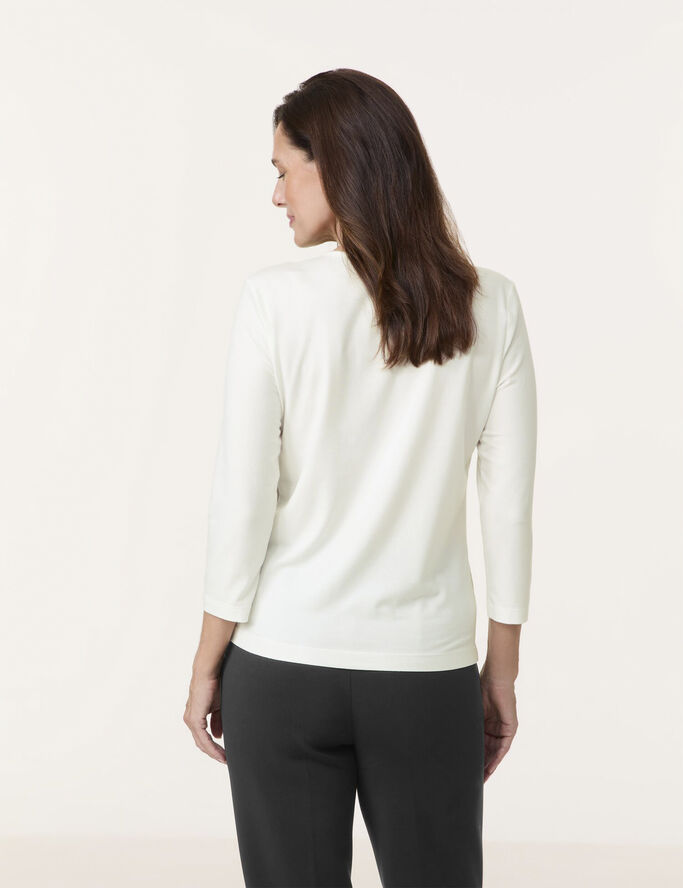 Gerry Weber T-SHIRT 3/4 SLEEVE Off-white