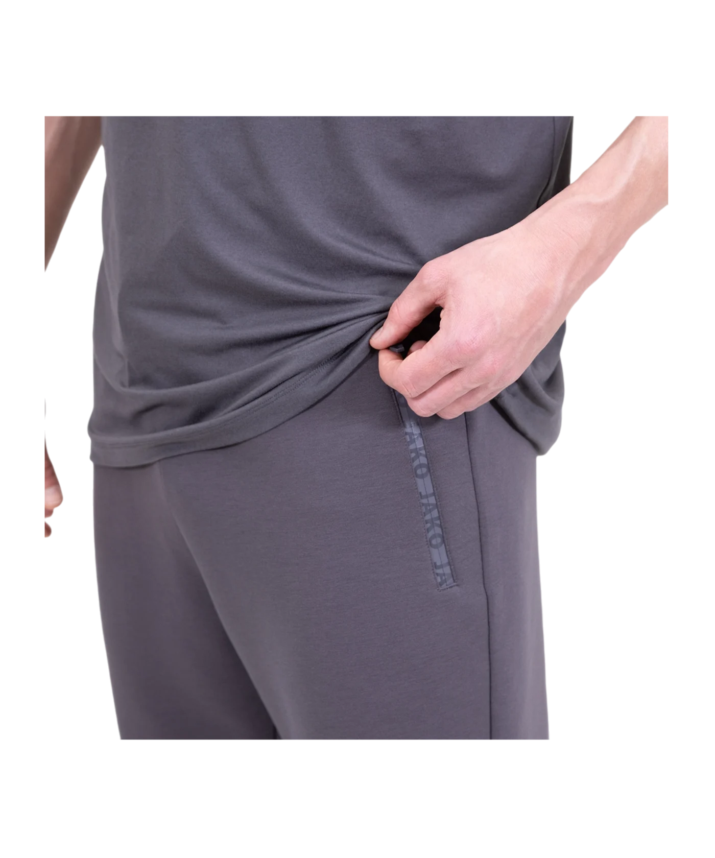 JAKO Pro Casual Jogginghose Grau F855