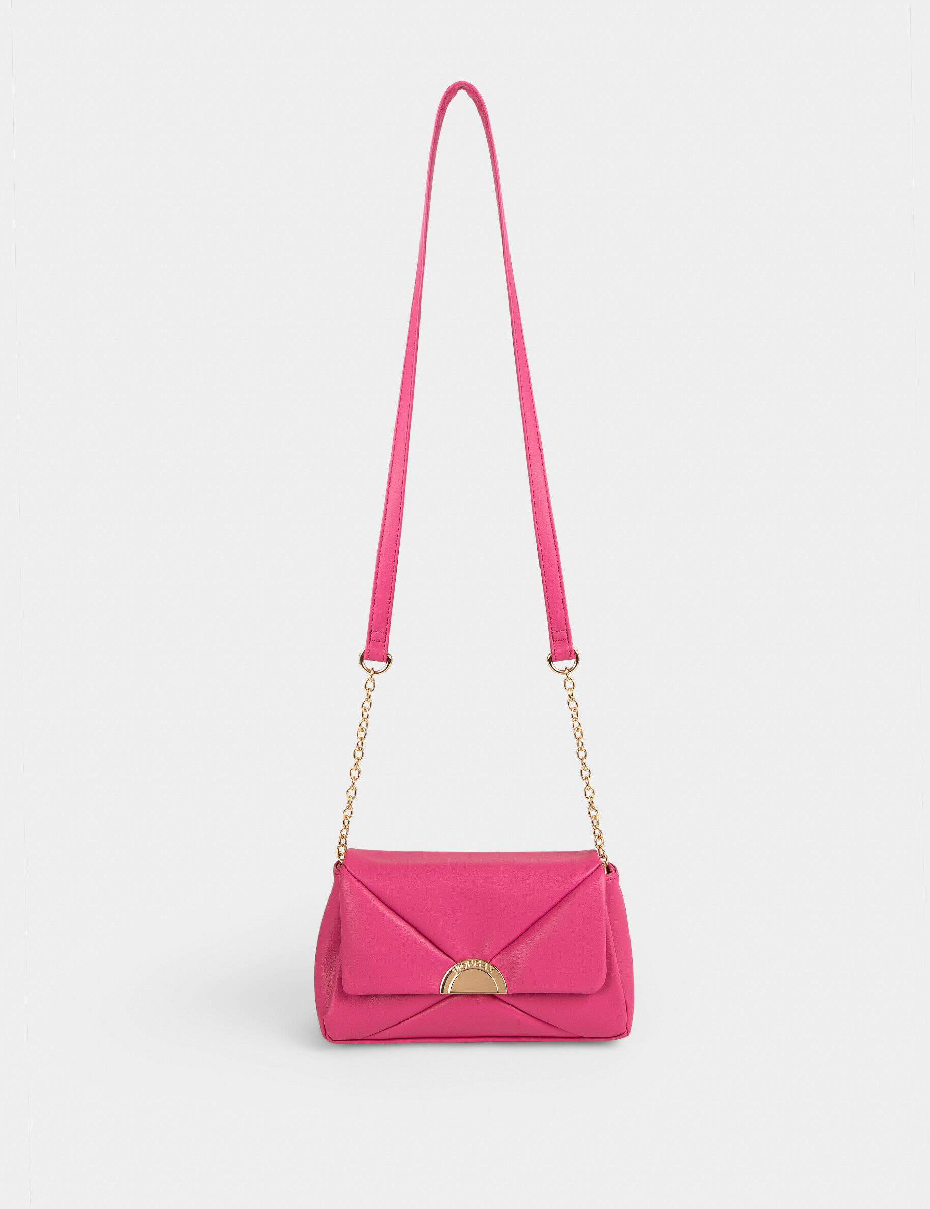 Sac à bandoulière avec chaînes rose femme - rose