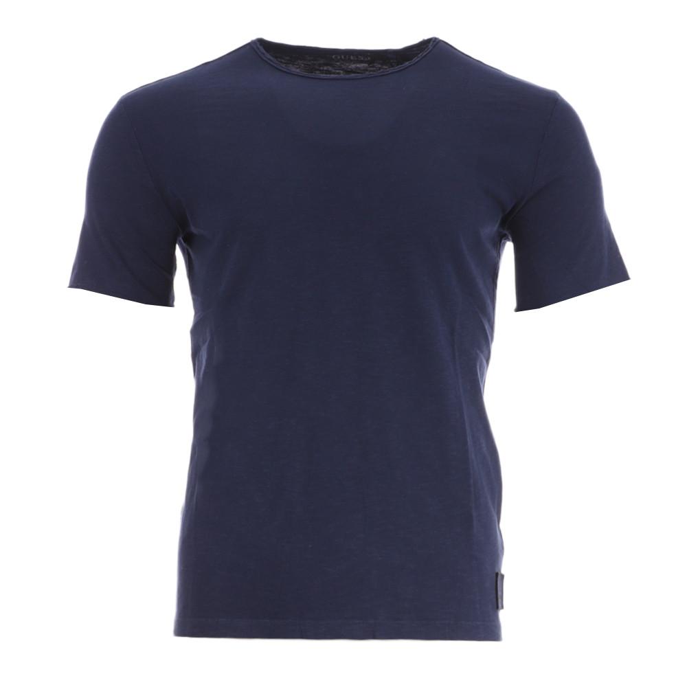 Guess T-shirt Marine Homme Guess Dustin