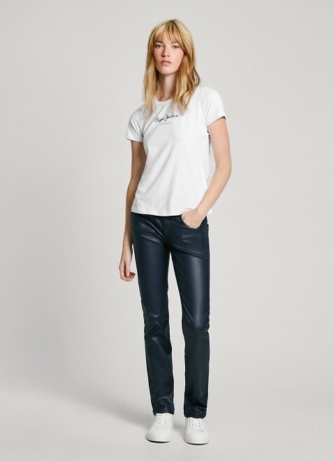 PEPE JEANS<br>Camiseta de manga curta com logo na frente