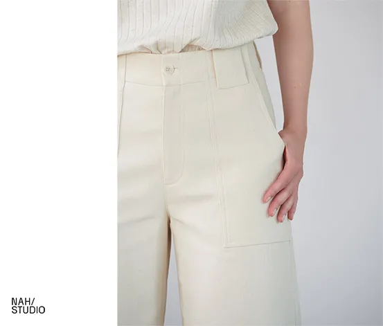 NAH/STUDIO Culotte | ungefärbte Baumwolle