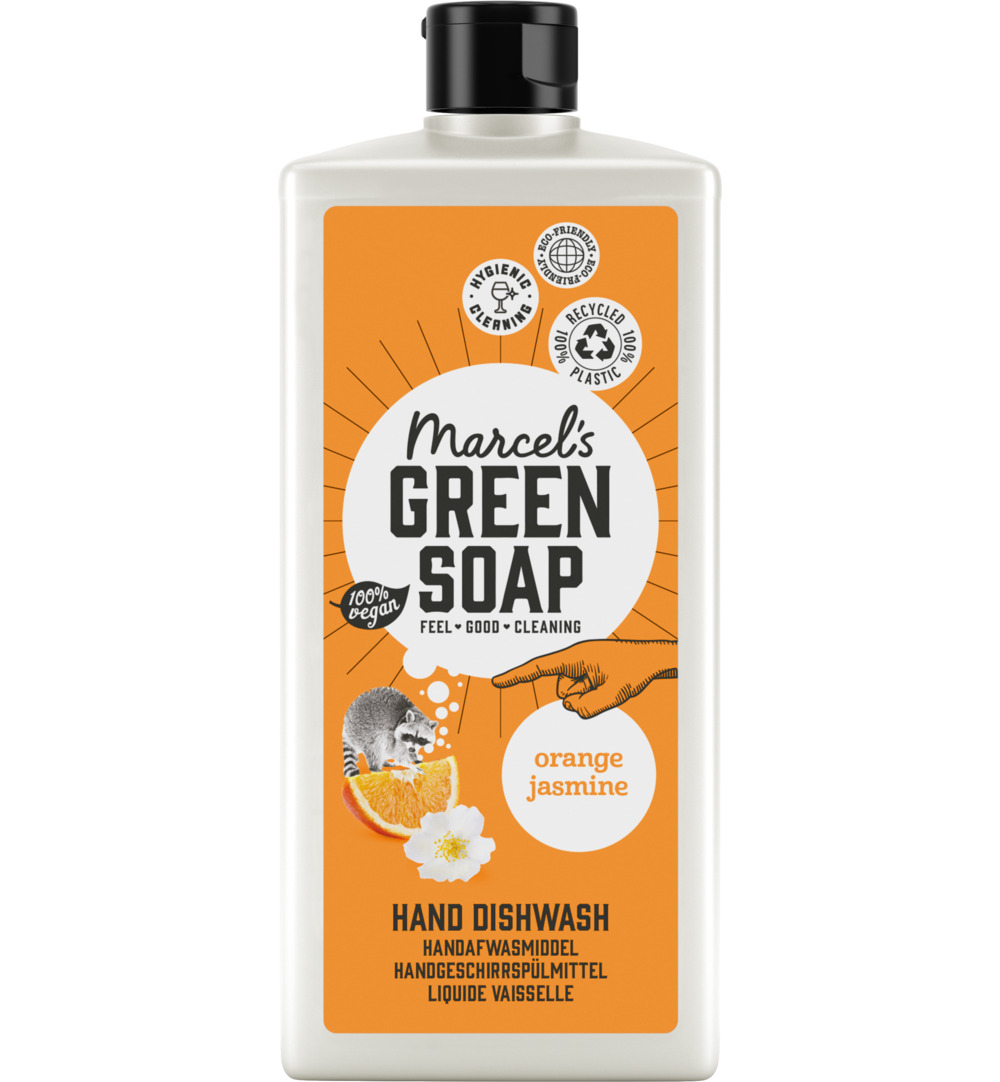 Marcel’s Green Soap Afwasmiddel sinaasappel & jasmijn (500 ml)