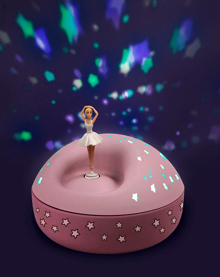 Sternen-Projektor BALLERINA mit Melodie (12cm)