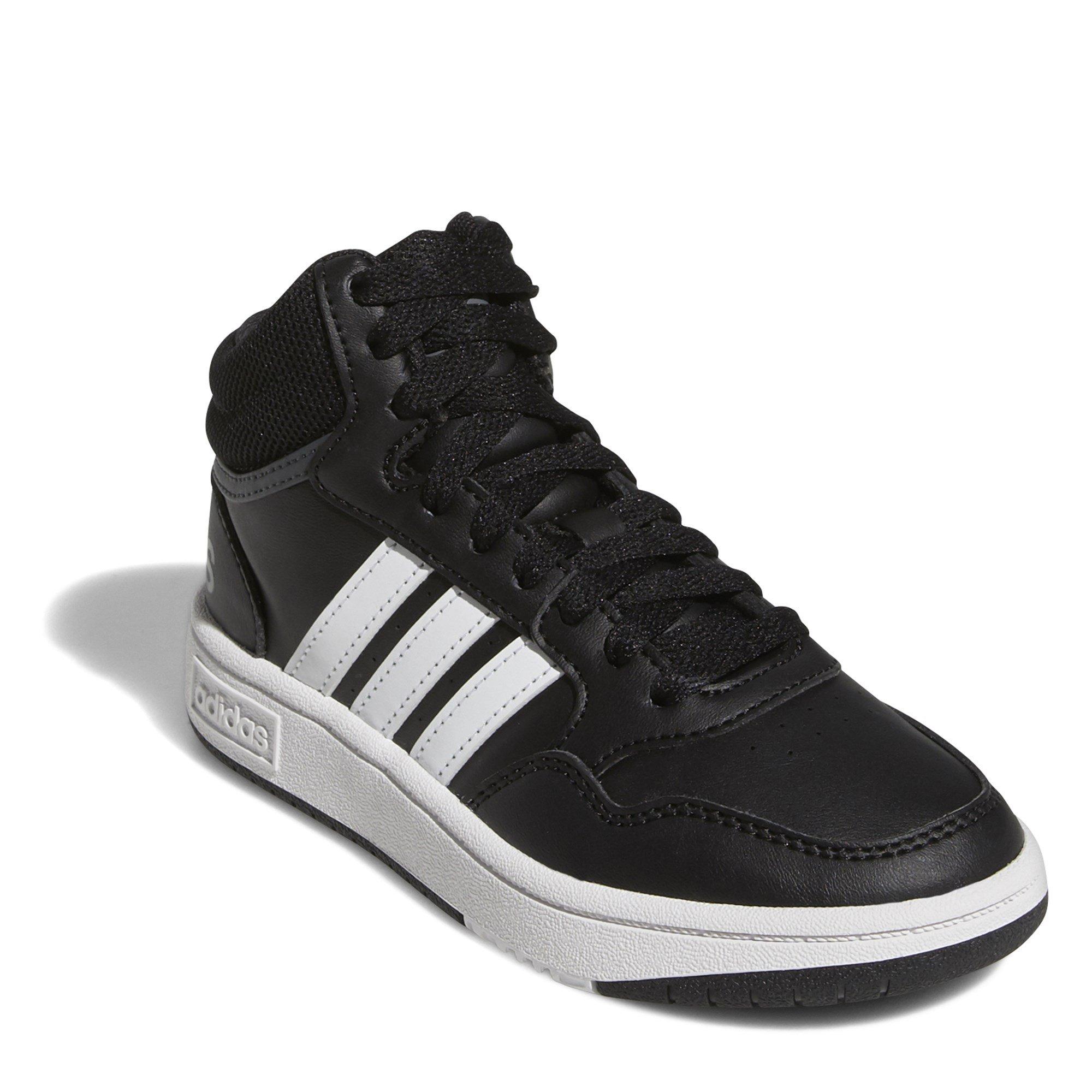 adidas Hoops Mid High Tops Junior Boys