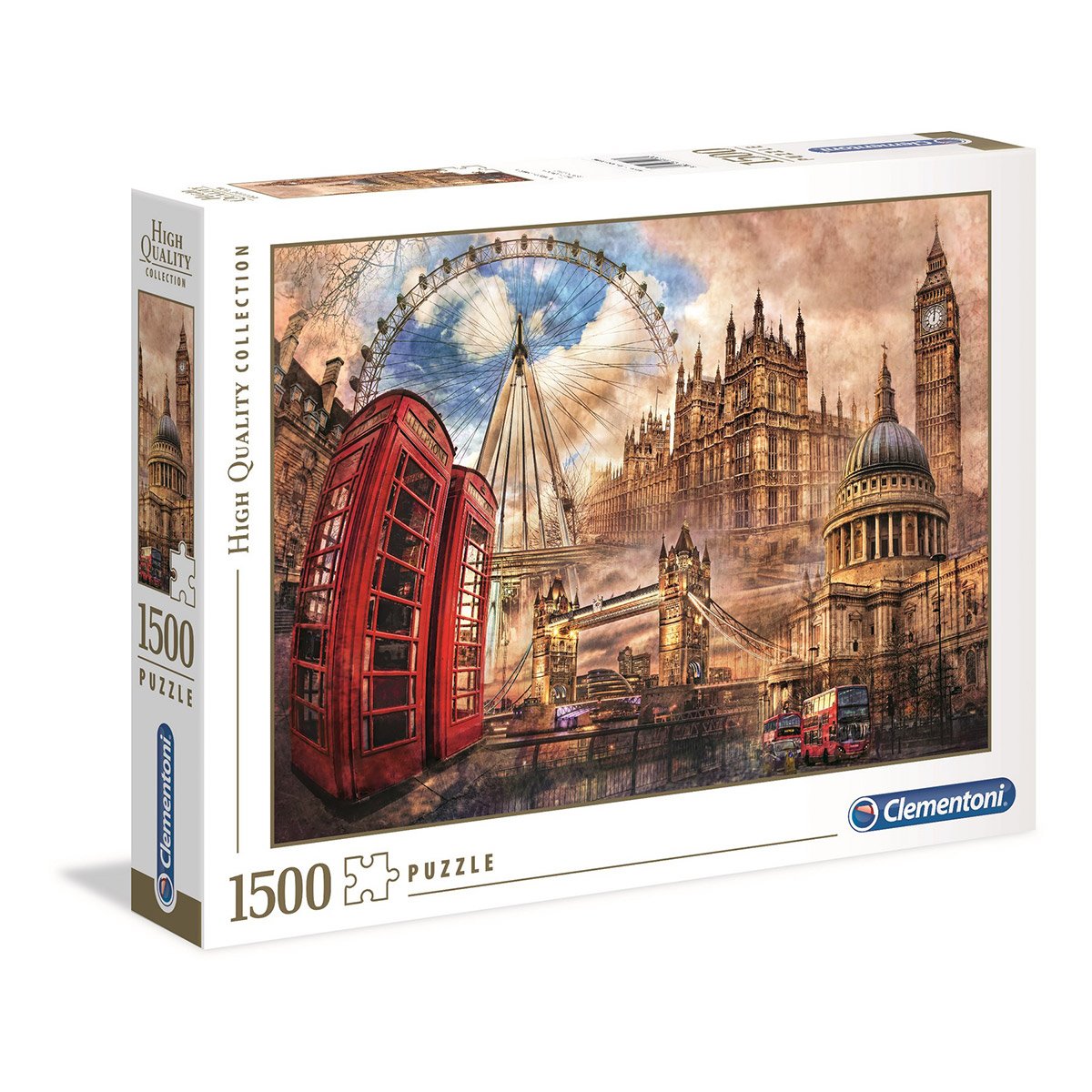 Puzzle High Quality 1500 pièces Vintage London