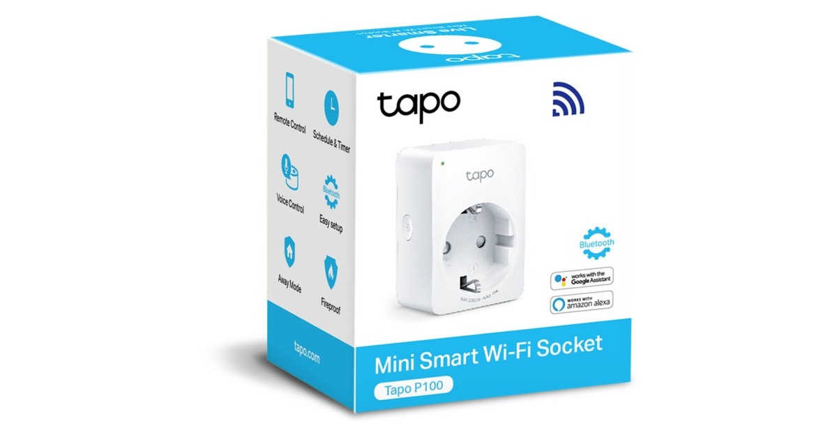 TP-LinkTapo P100 Mini Smart Wifi-stopcontact schakel stekkerdoos  (Wit)