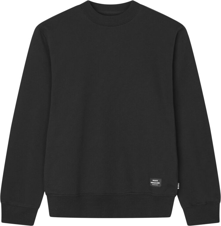 Mads Nørgaard - Copenhagen Light Terry Solo Sweatshirt Sort