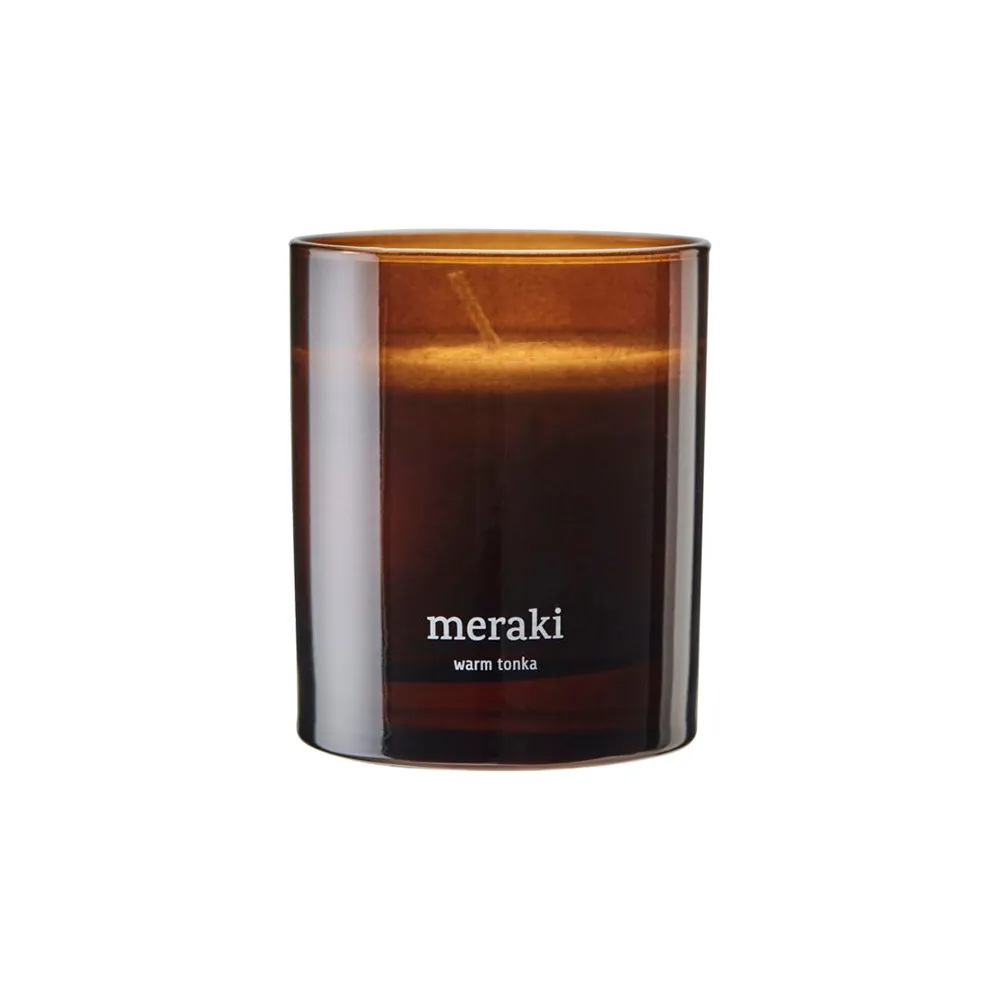 Meraki Duftlys, Warm Tonka - 200 g.