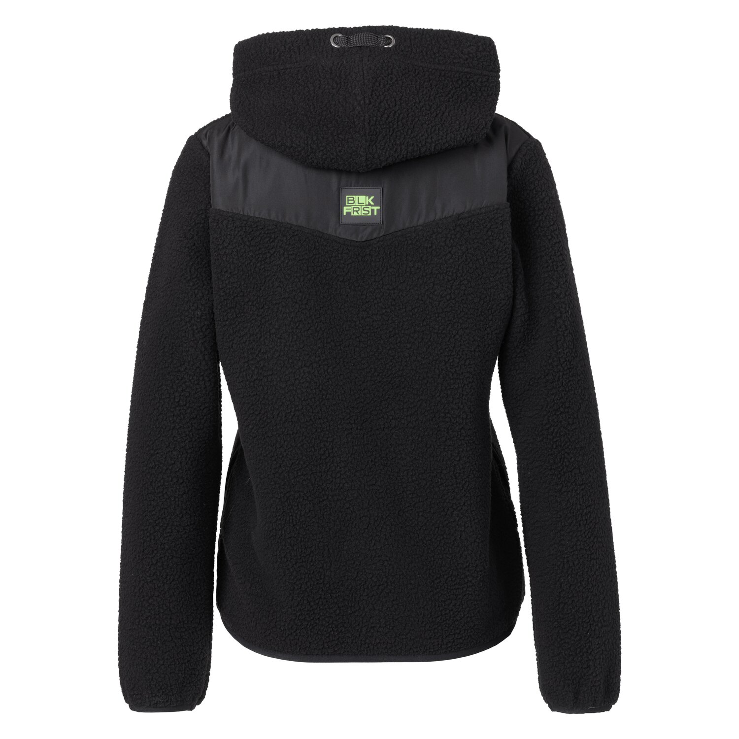 black forest Sherpa-Fleecehoodie  - black