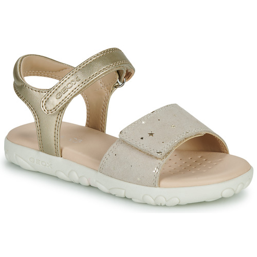 Geox - J SANDAL HAITI GIRL - Beige / Doré