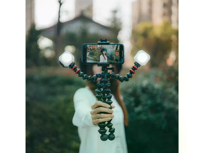 Joby Videoleuchte Beamo Mini LED Entwickelt für alle Content-Ersteller, die viel auf Reisen sind und unterwegs einen professionellen Look für Ihre Aufnahmen benötigen