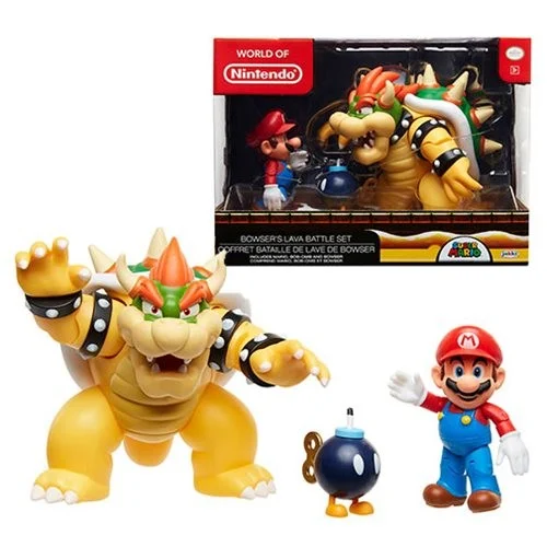 Super Mario - Mario vs. Bowser Diorama Set (64512-4L)