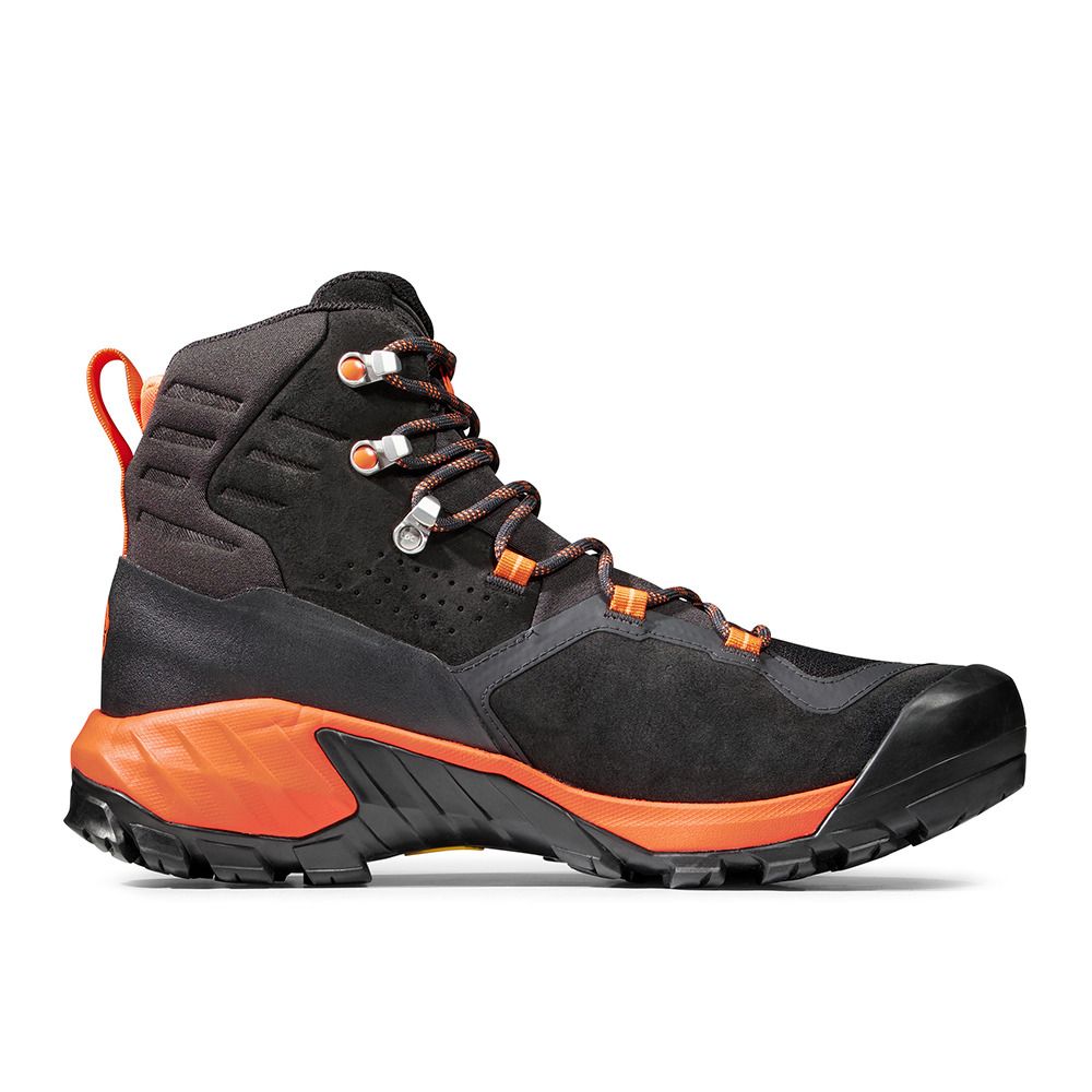 Mammut SAPUEN HIGH GTX - Chaussures randonné Homme black/hot red