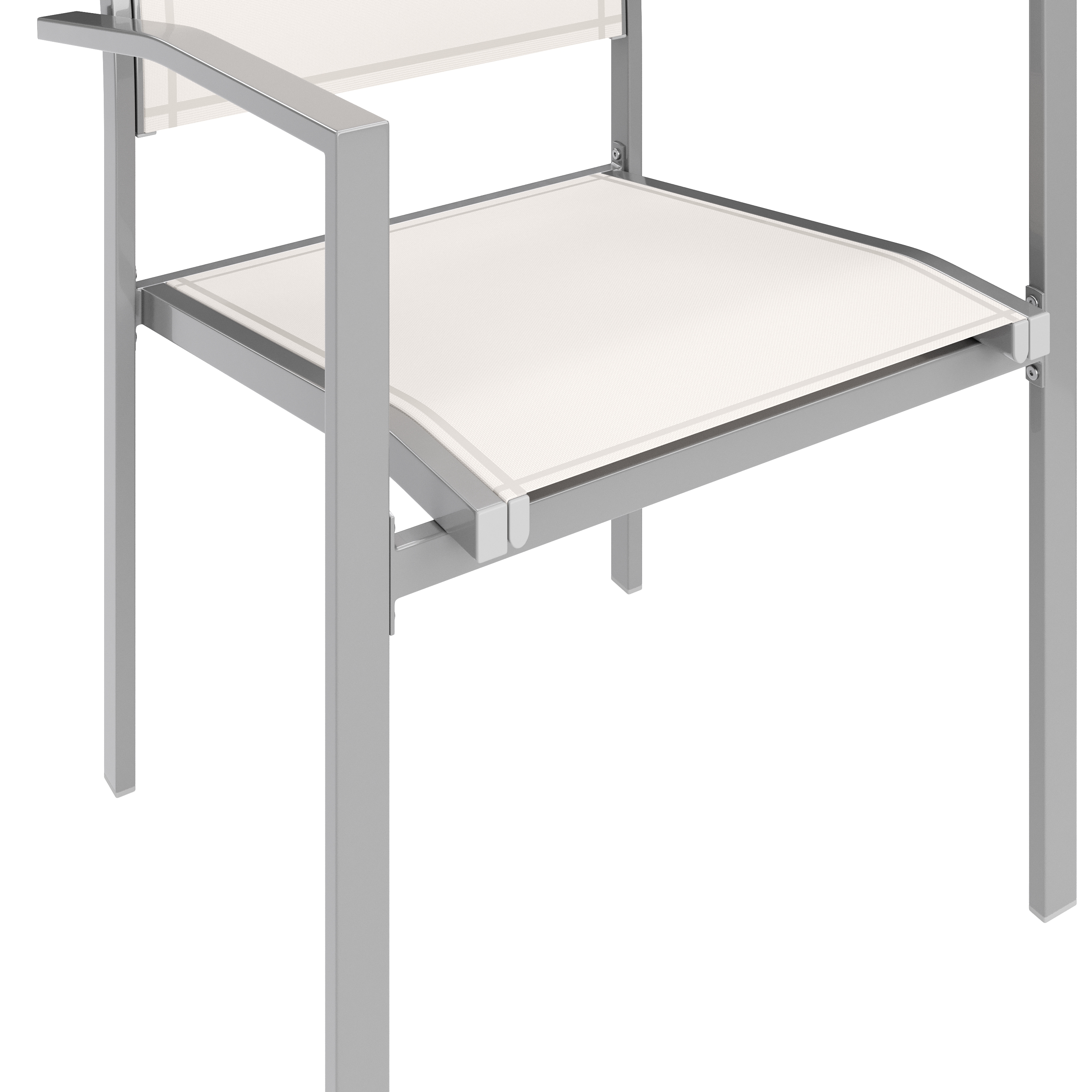 Gartenstuhl ZIA 2er Set weiss