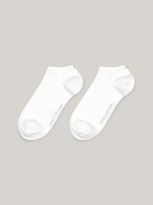 Pacote com 2 pares de meias esportivas com estampa de bandeira.