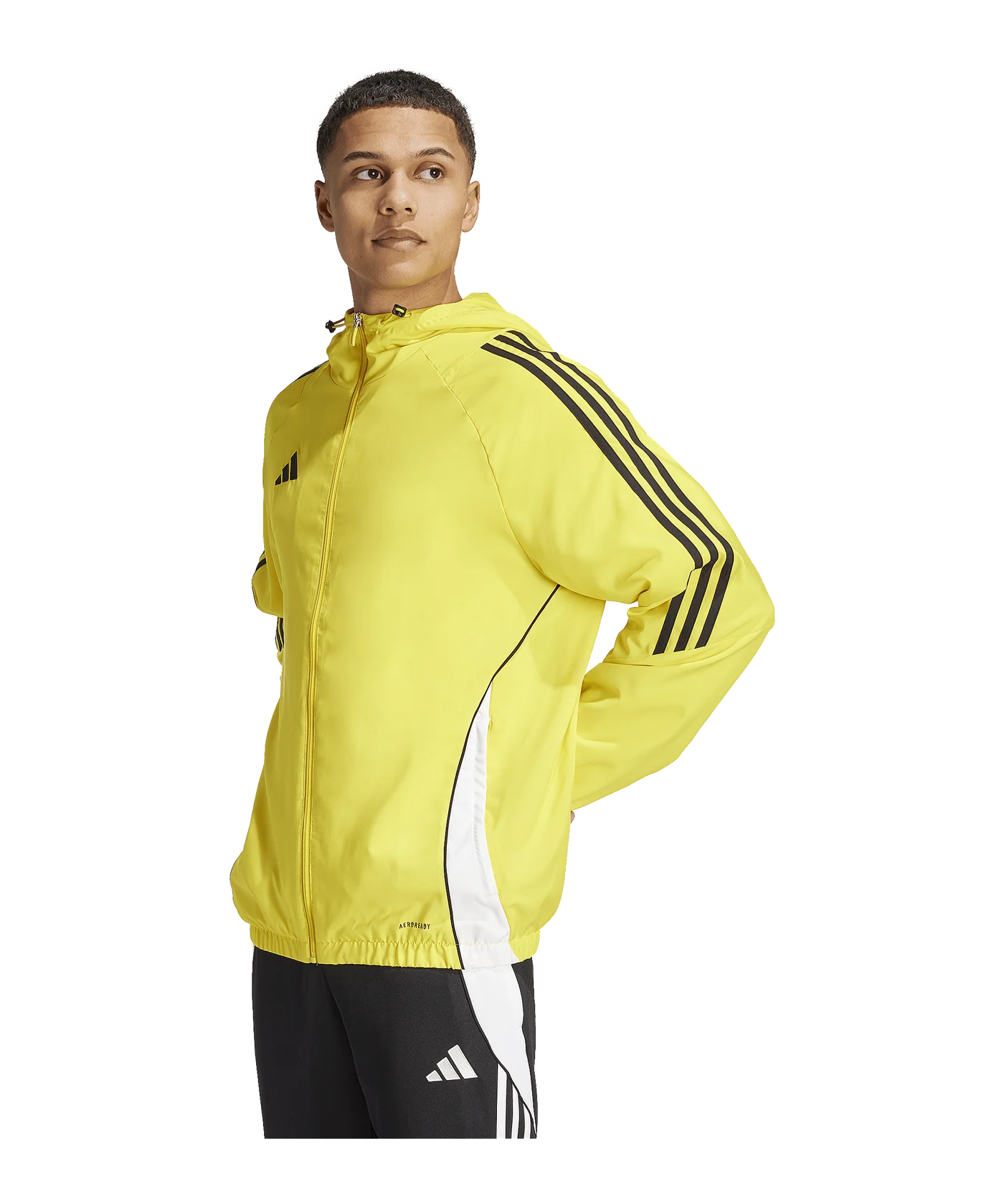 adidas Tiro 24 Windbreaker Gelb Weiss Schwarz