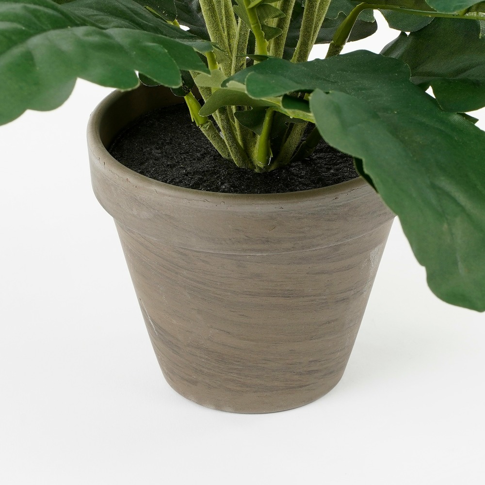 Mica decorations - gerbera artificielle rouge en pot h35