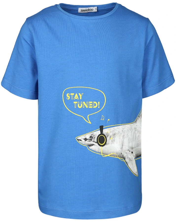 T-Shirt COOL SHARK in blau