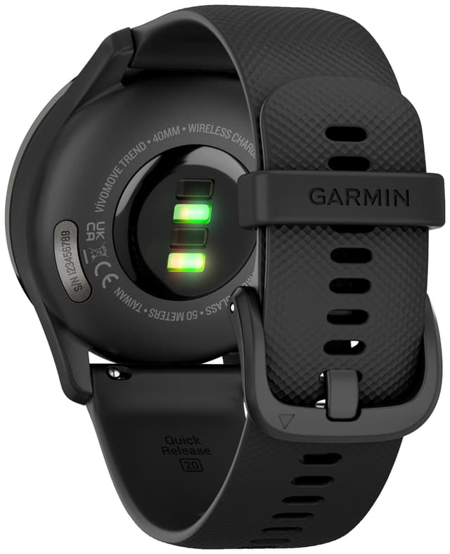Garmin Vivomove Trend hybridur (sort)