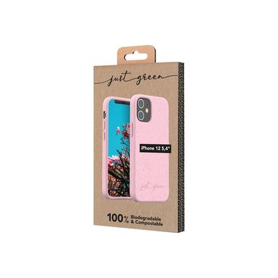 Just Green - coque de protection pour iPhone 12 mini - baby pink