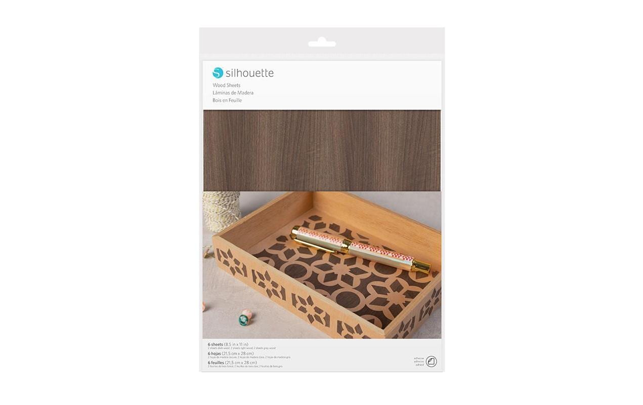 Bastelpapier Holz dick 0.25 mm selbstklebendHolz zum Kleben und Auschneiden