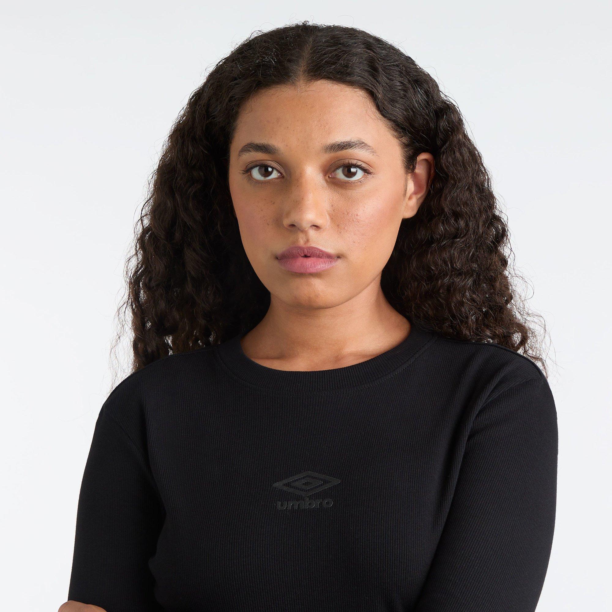 Umbro Long Sleeve Crop Top Womens