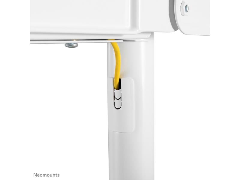 NEOMOUNTS TV-Trolley NS-M1250 Weiss Mobiler Bodenständer für Flachbild-Fernseher bis 70