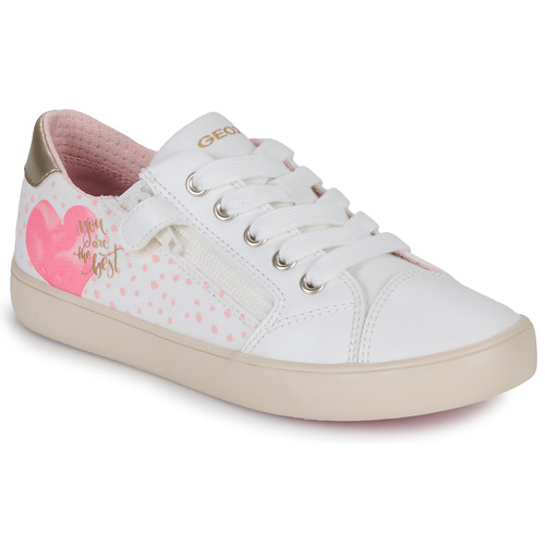 Geox - J GISLI GIRL B - Blanc / Rose