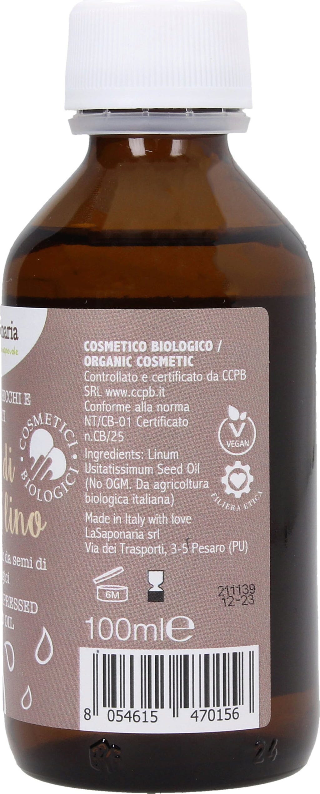 La Saponaria  Bio-Leinöl, 100 ml