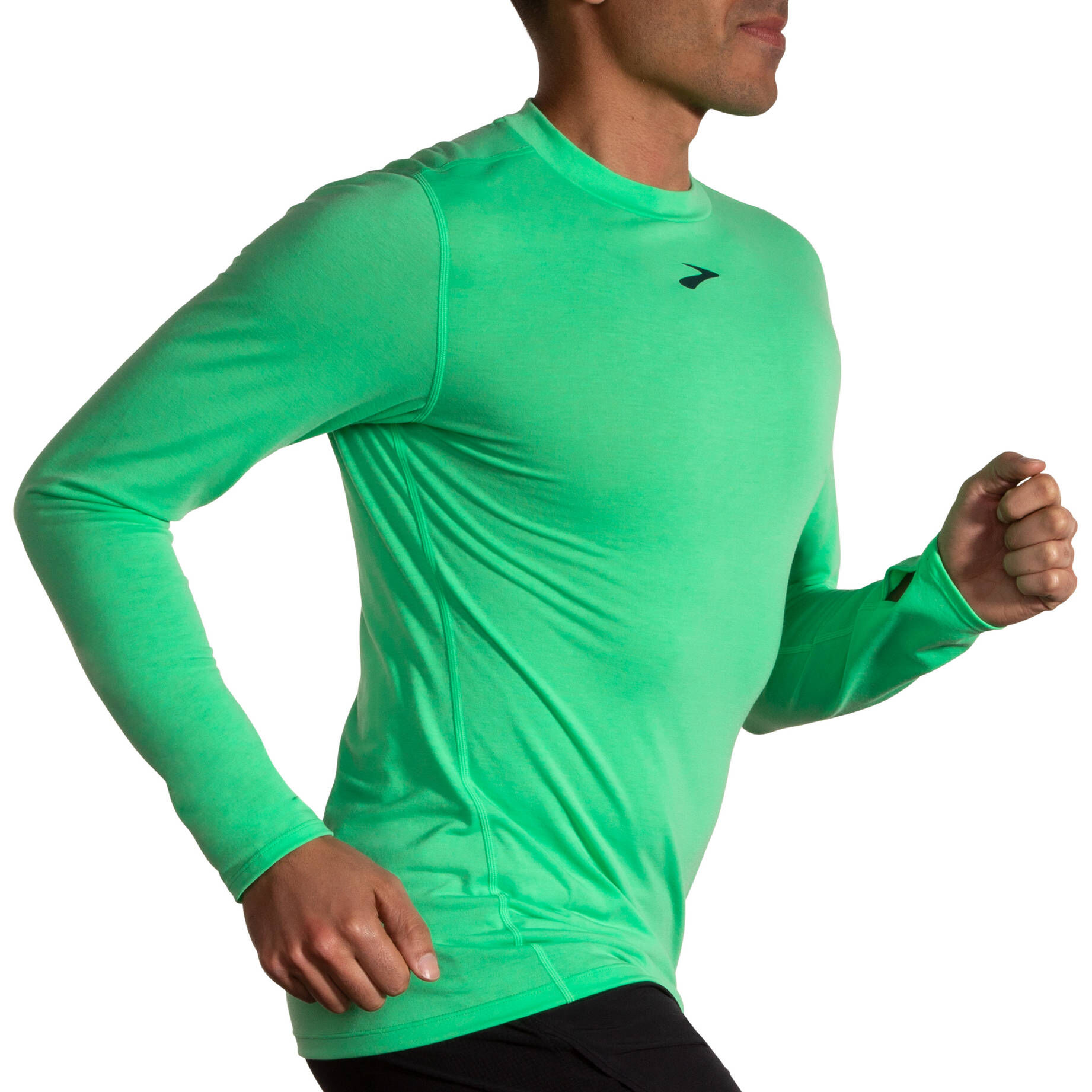 Brooks| Herren Laufshirt HIGH POINT LONG SLEEVE Langarm