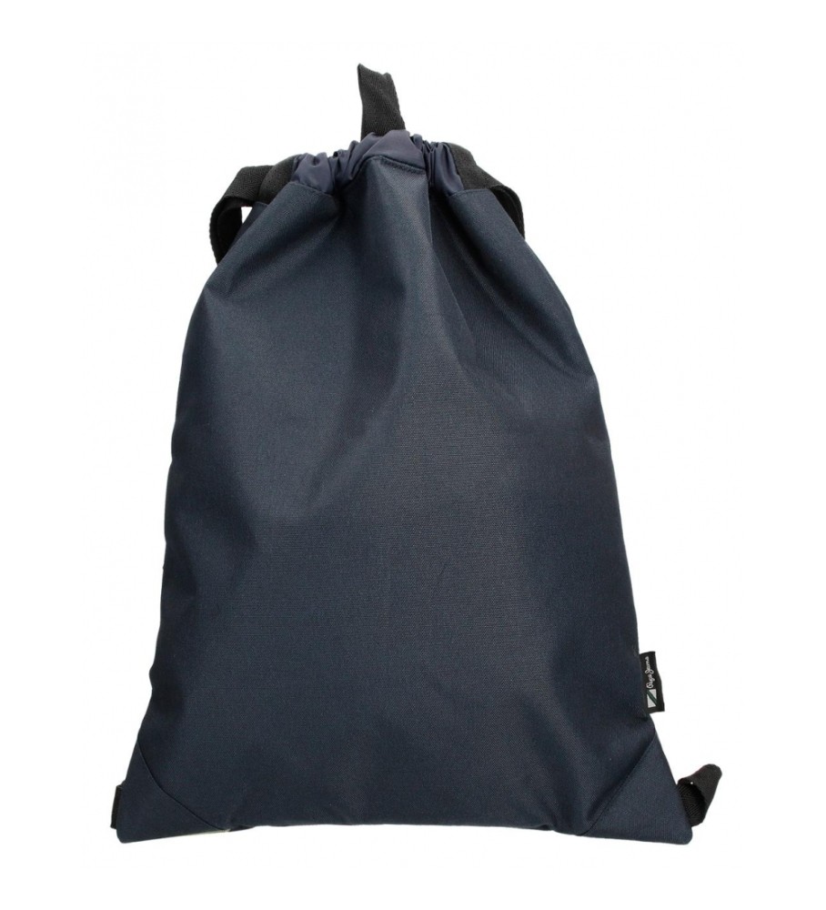Mochila preta com cordão Pepe Jeans Cromwell
