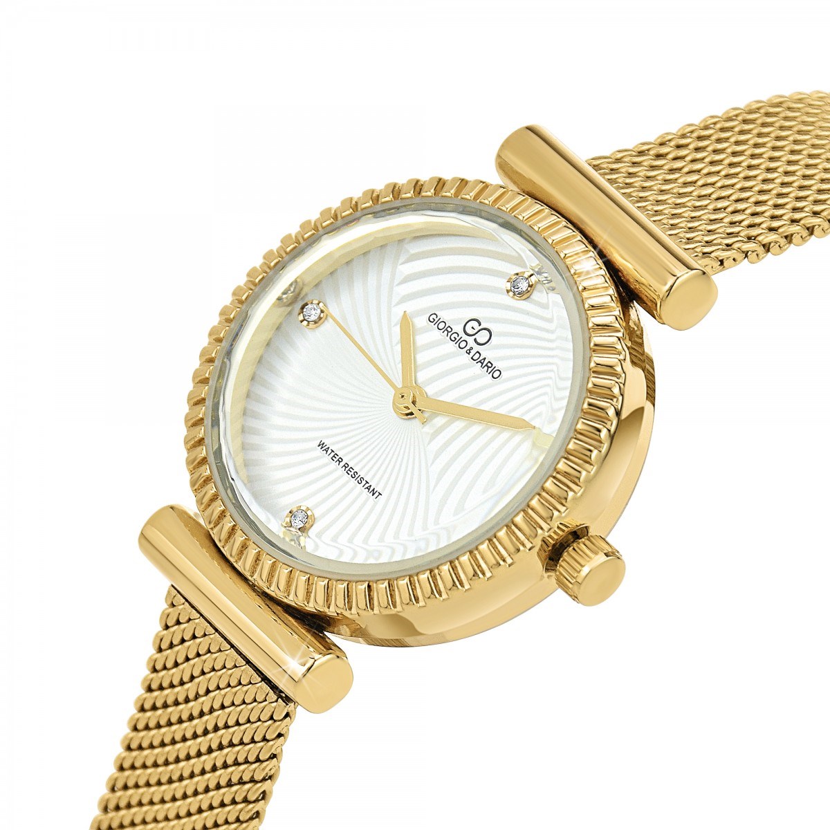 Montre Chelsea élégante ornée de Cristaux scintillants SC Crystal