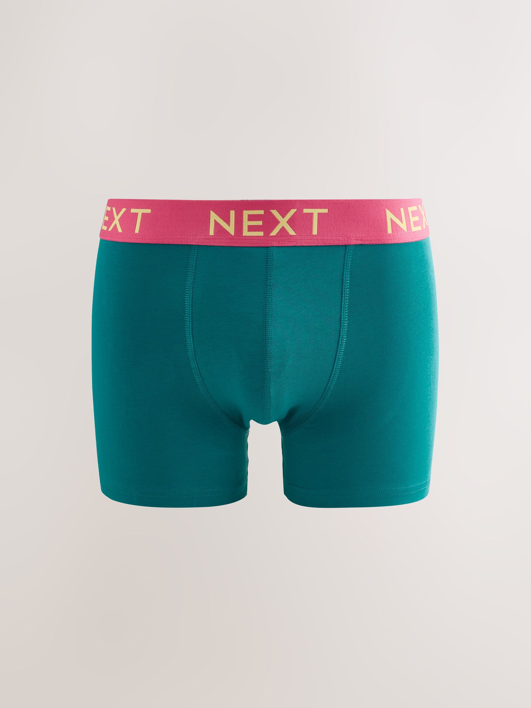Marineblauw fel Paarse/ Oranje taillebanden - Katoenrijke trunk boxershorts verpakking van 10