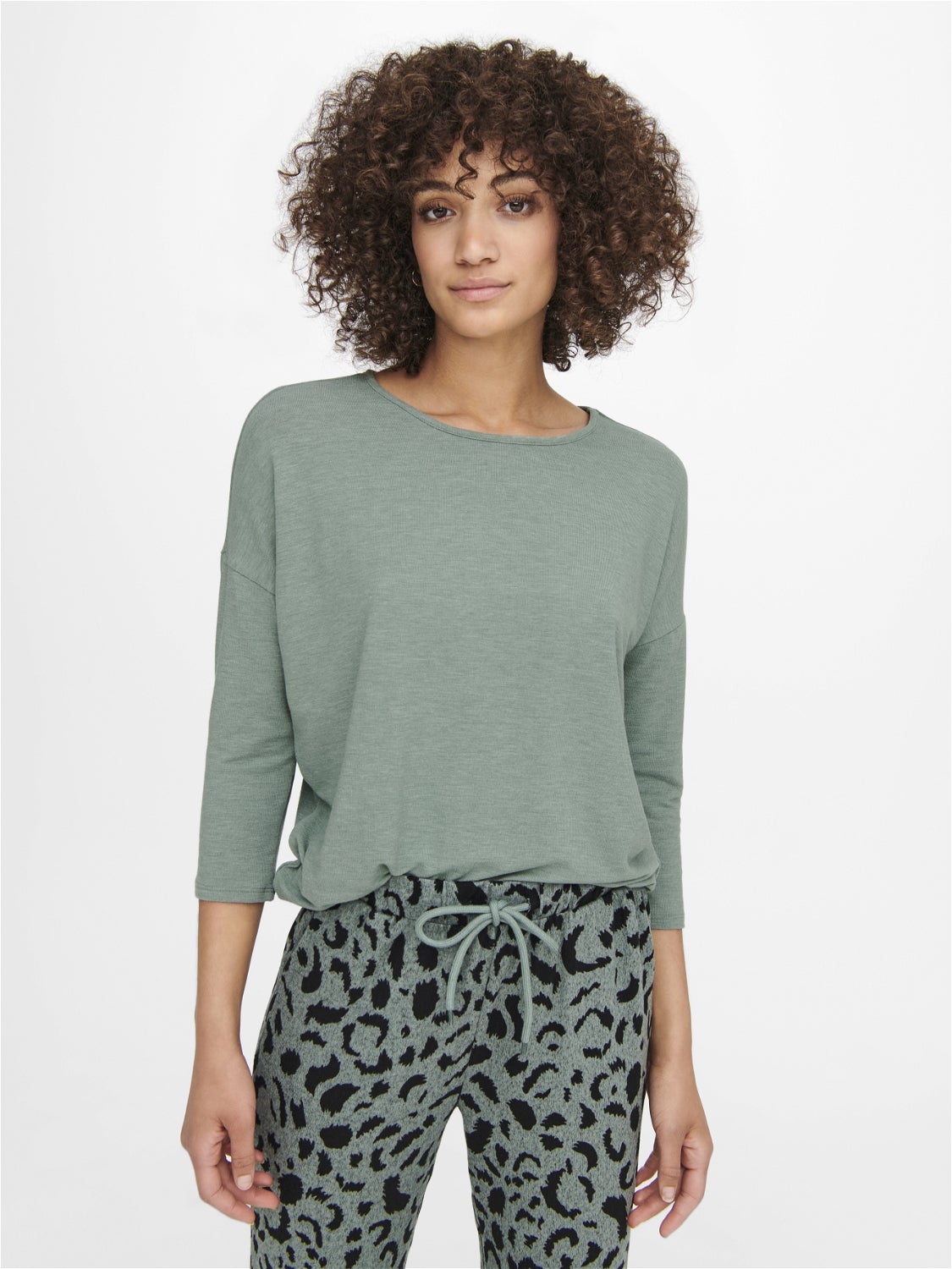 ONLGLAMOUR Top Chinois Green