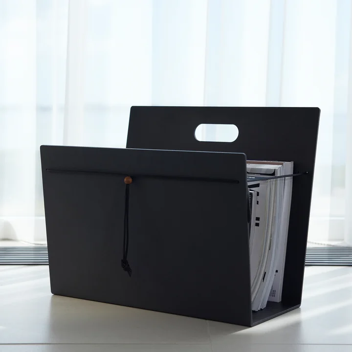 Lind DNA - Magazinhalter L, Nupo anthrazit / Aluminium anthrazit