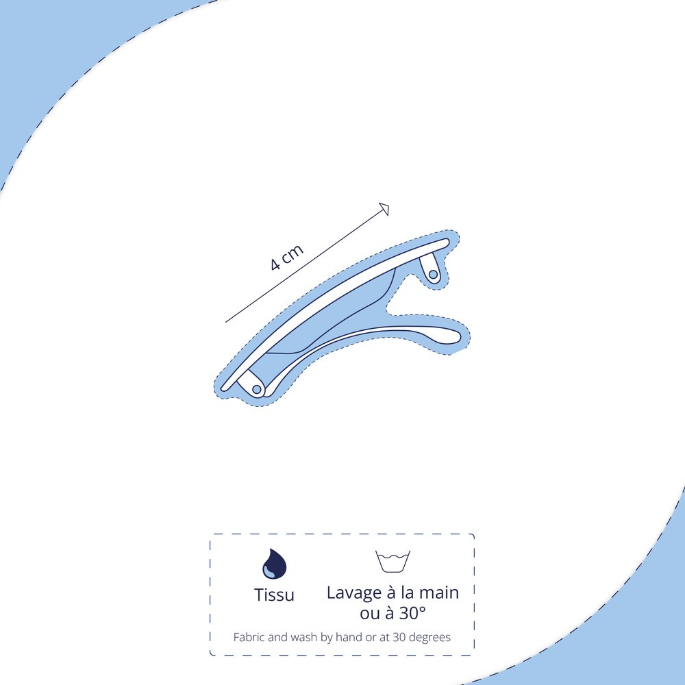 Barrette Fleur Étoile Leopard