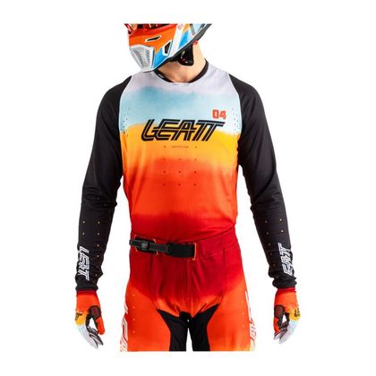 Maillot cross Leatt 4.5 LITE 2025 - Orange / Rouge